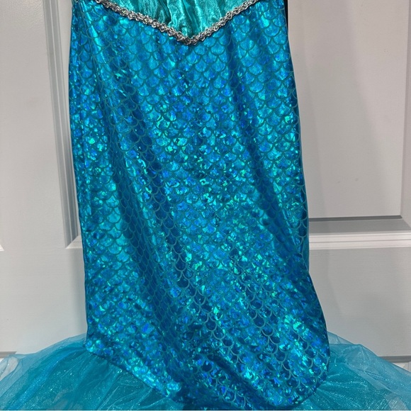 Disney Teal and Pink Mermaid Costume for Kids - Picture 3 of 10